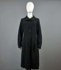 ELEMENTE CLEMENTE Gray Avant Garde Lagenlook Lightweight Coat Jacket Size 2 - Picture 1 of 13