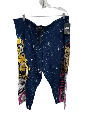 Star Wars  Knit Capri Pajama Pants Navy Blue Plus Size 3X Novelty Sleepwear NWT - Image 1 of 4