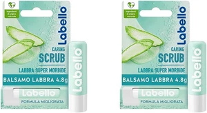 Scrub Idratante Aloe Vera 4.8 G, Labbra Esfoliante Con Particelle, Aloe Vera Bio - Foto 1 di 12