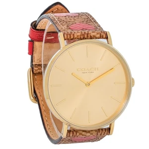 Reloj de cuarzo Coach Perry para mujer dorado PVD acero inoxidable 14503886 - Imagen 1 de 2