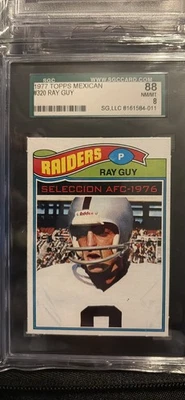 1977 Topps - All-Pro Ray Guy #320 Mexican - Image 1 of 2