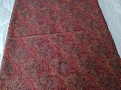 Crate and Barrel Halina Tapestry Tablecloth 100” X 62” Fall Floral Colors vtg - Image 1 of 4