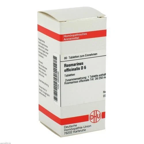 DHU-ARZNEIMITTEL GMBH & CO. KG 3x ROSMARINUS OFFICINALIS D 6 Tabletten 80 ST PZN 2635493