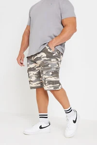 BadRhino KAM Mens Big and Tall Camo Cargo Shorts - Picture 1 of 4