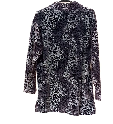 Jason Maxwell, Women's Size Large, Fleece, Black/Gray, Top - Image 1 of 2