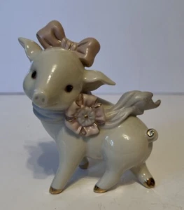 Lenox Schwein Figur Bonnie's Winning Ribbon Best in Show - Bild 1 von 6