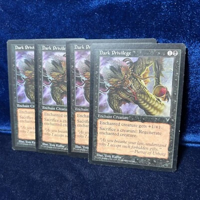 Dark Privilege Visions MTG Magic the Gathering Card 4 - Image 1 of 4
