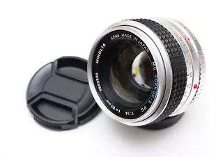 Custom Silver refinished/CLAed! Minolta MC Rokkor-X PG 50mm f/1.4 lens - Picture 1 of 7
