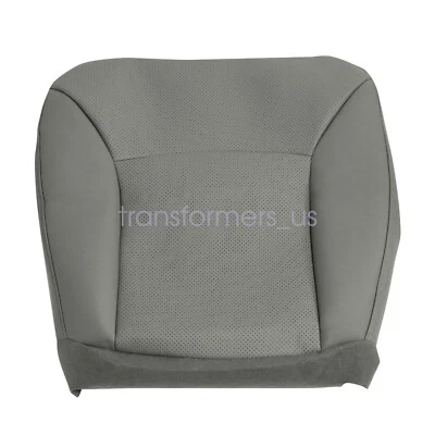 2004 2005 Fits Ford E150 E250 E350 Van Driver Bottom Perforated Seat Cover Gray - Image 1 of 4