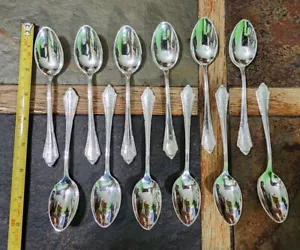 SET DI 12 RARI CUCCHIAINI VINTAGE BSF 90 PLATURA GERMANIA 5'OCLOCK CUCCHIAINI/CUCCHIAINI DA Tร ๐ - Foto 1 di 12