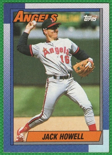 Jack Howell - 1990 Topps #547 - California Angels Baseball Card