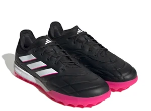 Adidas Copa Pure.1 TF GY9077 Mens Turf Soccer Cleats Pink Blk Leather Mens Sizes - Picture 1 of 7