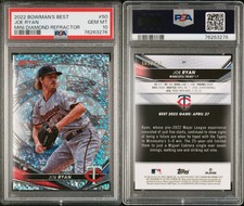 JOE RYAN 2022 Bowman's Best Mini-Diamond Refractor /299 PSA 10