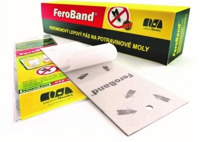 MOUDRY Food Pantry Larder Clothes MOTH TRAP Detector Pheromone Adhesive Glue Strip Kill