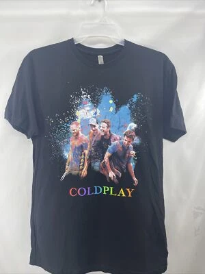 Coldplay 2016 Head Full of Dreams Tour Dates t shirt Multicolor Men's Medium New - Image 1 of 4