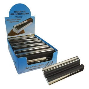 Zigaretten Drehmaschine Tabak Rollbox Wickler 110 mm Serie plus 2 Feuerzeuge NEU - Bild 1 von 8