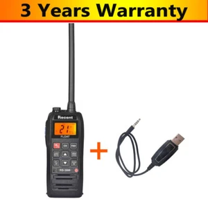 Recent RS-39M 6W Float VHF Marine Radio Walkie Talkie Handheld Transceiver TX RX - Picture 1 of 9