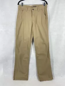 Carhartt Work Pants Men’s 32x32 Khaki Rugged Flex Canvas Relaxed Fit New - Picture 1 of 13