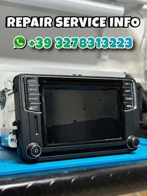 RIPARAZIONE DISPLAY TOUCH SCREEN RADIO VW MIB STD2 CON 1 ANNO DI GARANZIA - Immagine 1 di 3