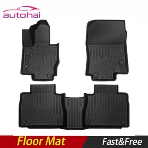 All Weather Floor Mats for 2020-2025 Mercedes Benz GLE350 GLE580 Rubber Liners - Picture 1 of 11