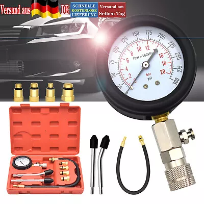XUKEY Kompressionsprüfer Kompressions Tester Meßgerät PKW Zylinder Motorrad Testgerät