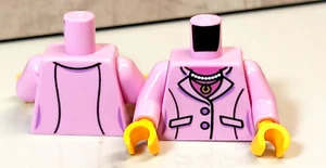 New LEGO Suit PINK Pantsuit Jacket Coat Necklace Work Outfit Torso Woman Girl - Picture 1 of 1