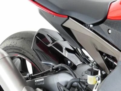 Abraçador traseiro Yamaha MT-10 & FZ-10 16-2021 preto brilhante e prata malha por Powerbron - Imagem 1 de 4