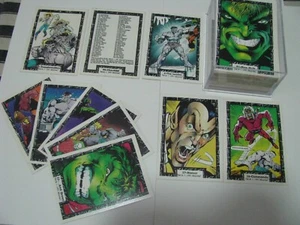 1991 Marvel The Incredible Hulk Complete 90 Card trading card set Hulk Marvel - Picture 1 of 2