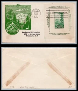 US FDC # 797 10c Souvenir Sheet Goldstein 1937, 0a1359 - Picture 1 of 1