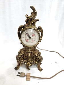 CLOCK Vintage great condition ELECTRIC heave metal ways about 3 pounds heavy - Picture 1 of 7
