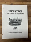 HESSTON FIAT CRAWLER 805C  super PARTS BOOK