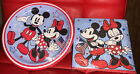 Disney Mickey & Minnie Mouse USA 4th of July Set of 10 Paper Plates & 20 Napkins