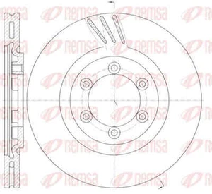 2 Bremsscheiben vorne KAWE für SSANGYONG REXTON / Rexton II - Bild 1 von 1