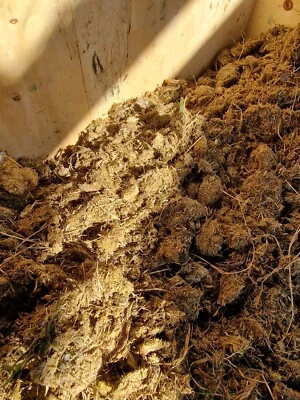 40 Liter getrocknete Pferdeäpfel Mist Dung Biodünger Naturdünger Blumendünger - Bild 1 von 4