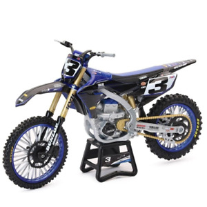 YAMAHA ELI TOMAC YZF 450 1:6 Die-Cast Motocross MX Toy Model Bike BLUE