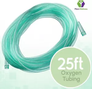 Global Medical Products Oxygen Supply Tubing - Adult 25ft GREEN 2025G - (QTY 1) - Picture 1 of 2