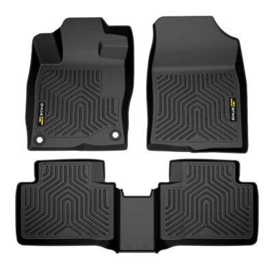 All Weather TPE Floor Mats Liners For Honda Civic 16-21 Sedan Hatchback Coupe - Image 1 of 4
