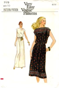 1970's VOGUE Misses' Dress Pattern 7173 Size 10 UNCUT - Picture 1 of 2
