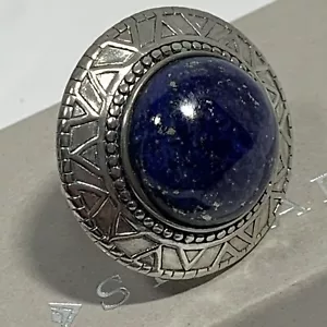 SILPADA Sterlingsilber 925 BLAUER LAPIS STATEMENT RING peruanisch NEU GRÖSSE 6,5 8,5 - Bild 1 von 11
