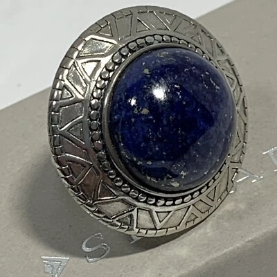 SILPADA Sterling Silver 925 BLUE LAPIS STATEMENT RING Peruvian NEW SIZE 6.5 8.5 - Image 1 of 4