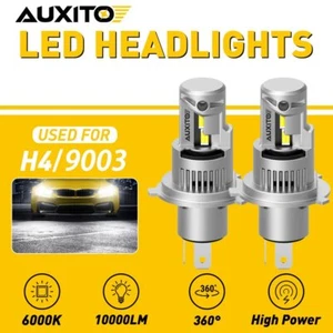 Kit de conversión de bombillas de faros LED H4 9003 haz alto bajo reemplazar luces halógenas - Imagen 1 de 12
