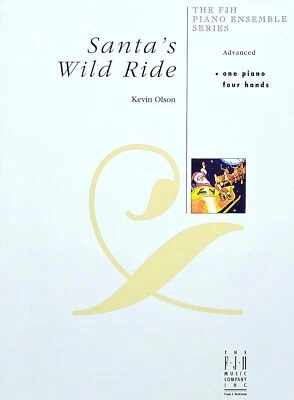 Santa's Wild Ride - One Piano Four Hands - Advanced  - Image 1 of 3
