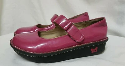 ALEGRIA ЖЕНЩИН MARY JANE ТУФЛИ РАЗМЕР 5 РОЗОВЫЙ РЕБЕНОК VIN 105 5 БЕСПЛАТНАЯ ДОСТАВКА  - Изображение 1 из 4