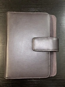 Super Rib World Wide Leather Brown 6 Ring Binder Sz 6 X 8” - Picture 1 of 5