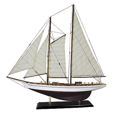 Segelyacht Modellschiff Holz Sea4You Maritime Dekoration • 97.90€