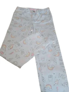 Childrens Place Emoji Rainbow Cupcake Straight Jeans Size 12 NWT - Picture 1 of 5