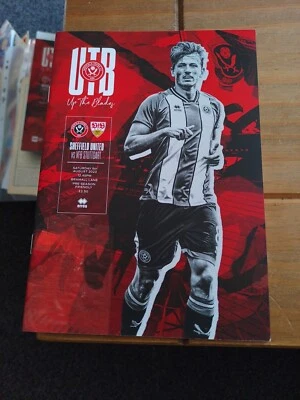 05.08.2023  SHEFFIELD UNITED   v  VFB  STUTTGART    PRE SEASON FRIENDLY   MINT - Image 1 of 4