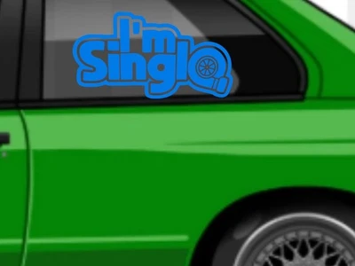 Im calcomanía JDM turbo única para la mayoría de las superficies lisas coche, camión, Foto 1 de 4