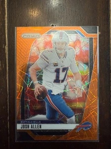 2024 Panini Prizm #28 Josh Allen Orange Laser Prizm Buffalo Bills! - Picture 1 of 2