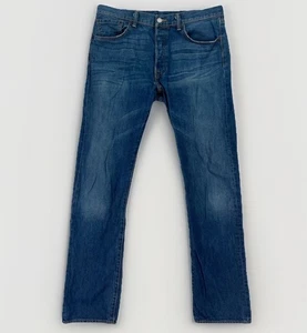 Levis 501 Jeans Herren 34x34 Straight Leg Regular Fit Medium Wash Button Fly Denim - Bild 1 von 6